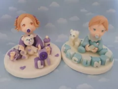 Souvenirs 10 Bebes Nacimiento Baby Shower - Nubecitas