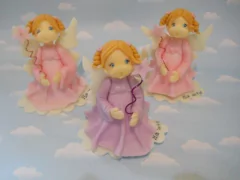 Imagen de Adorno Torta Tinkerbell Hadas Porcelana Fria