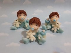 Souvenirs Porcelana Fria 20 Bebes babyshower nacimiento revelación en internet