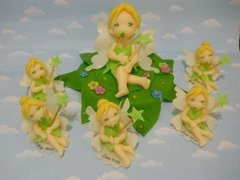 Adorno Torta Tinker Bel Hadas Porcelana Fria en internet