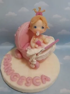 Adorno De Torta Cigüeña Baby Shower Bautismo Nacimiento - tienda online