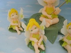 Adorno Torta Tinker Bel Hadas Porcelana Fria - comprar online