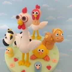Adorno De Torta Granja De Zenon