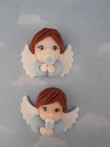 Souvenirs 10 Iman Bautismo Nacimiento Porcelana Fria