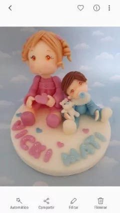 Adorno Torta hermanos s Bautismo en internet