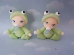 Imagen de Souvenirs 20 Animalitos Bosque Selva Porcelana Fria Bautismo