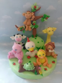 Souvenirs 20 Buhos Ositos Jirafas Animalitos Porcelana Fria. en internet