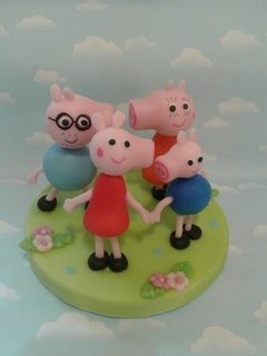 Adorno Torta Pocoyo Plim Plim Batman - Nubecitas
