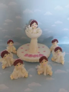 Imagen de Adorno De Torta Bautismo. Pila Bautismal