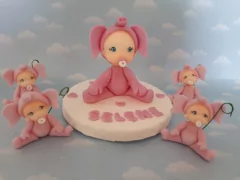 Souvenirs Infantiles 20 Bebes babyshower nacimiento cumpleaños en internet