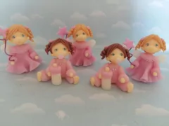 Souvenirs 10 Hadas Bautismo Nacimiento Porcelana - Nubecitas