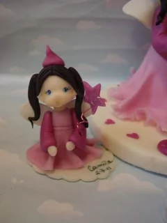 Imagen de Souvenir Bautismo 20 Nena haditas Porcelana Fria