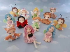 Souvenirs 20 Animalitos Bosque Selva Porcelana Fria Bautismo