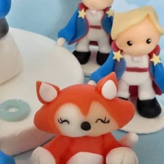 Combo 10 Souvenirs Principito Oveja Zorro Porcelana Fria