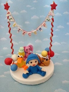 Adorno Torta Pocoyo Plim Plim Batman