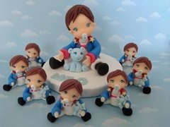 Combo 10 Souvenirs Principito Oveja Zorro Porcelana Fria - comprar online