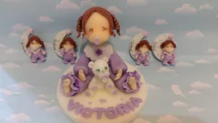 Adorno De Torta Cigüeña Baby Shower Bautismo Nacimiento