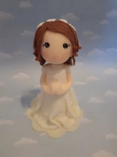 Adorno Torta bautismo Comunion Souvenirs Porcelana Fría - comprar online