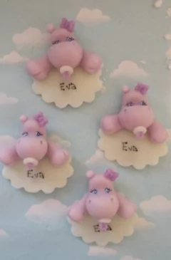 Souvenir 20 Iman Leon Bebe Nacimiento Bautismo Porcelana Fri - tienda online