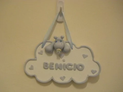 Cartel Bienvenida Nacimiento Porcelana Fría - comprar online