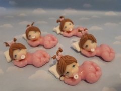 Souvenirs Porcelana Fria 20 Bebes babyshower nacimiento revelación