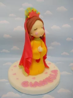 Souvenirs 10 Porfis Comunion Bautismo Porcelana Fría - Nubecitas