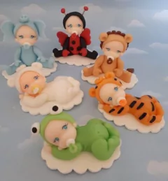 Souvenirs Porcelana Fria 20 Bebes babyshower nacimiento revelación en internet