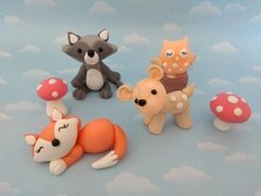Adorno Torta Animalitos nordicos souvenirs - comprar online