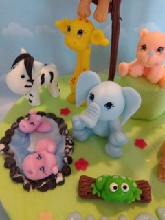 Adorno torta animalitos - tienda online