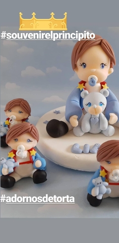 Combo 10 Souvenirs Principito Oveja Zorro Porcelana Fria en internet