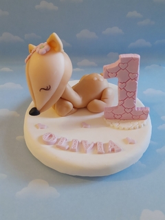 Adorno Torta animales bosque nórdicos - tienda online