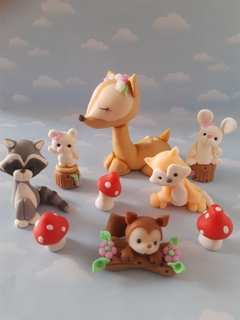 Imagen de Adorno Torta animales bosque nórdicos