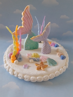 Adorno Torta sirena Fondo de mar
