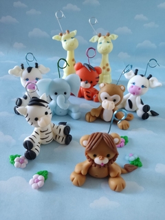 Souvenirs Pack 10 animales cumpleaños selva safari