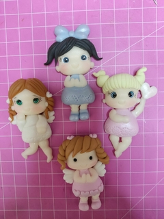 Combo 10 Souvenirs bebes angelitos porcelana fría - tienda online