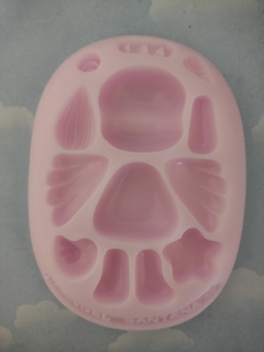 Molde silicona angelito 134