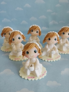 Combo 10 Souvenirs bebes angelitos porcelana fría - comprar online