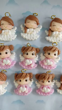 Souvenirs 10 imán angelitas bautismo - comprar online