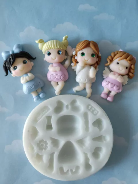 Molde silicona muñequita multifuncion Ref. 120 - comprar online