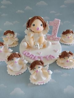 Imagen de Souvenirs 10 muñecas nenitas bebitas angelitas
