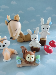 Adorno Torta animales bosque nórdicos - comprar online