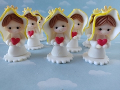 Souvenirs 10 muñecas nenitas bebitas angelitas