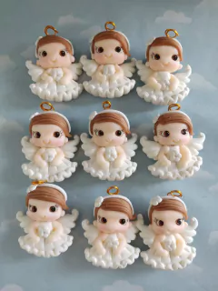 Souvenirs 10 imán angelitas bautismo - comprar online