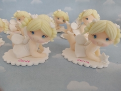 Souvenir comunión bautismo 10 muñequitas angelitas en internet