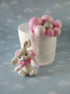 Adorno Torta osito/conejo/ con globos - comprar online
