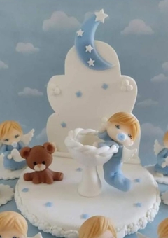 Combo 15 Angelitos +centro Torta Capilla en internet