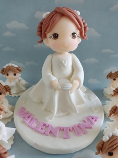 Souvenir comunión bautismo 10 muñequitas angelitas - tienda online