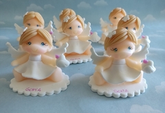 Souvenir comunión bautismo 10 muñequitas angelitas - tienda online