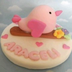 Adorno de torta Pajarito