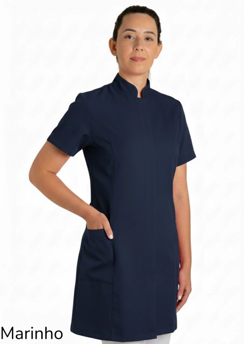 Jaleco feminino manga curta - Tecido GABARDINE - Várias cores - a partir de: